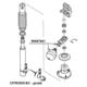 sfera hydropneumatyczna Citroen BX przód 45kg/400cc (oryginał Citroen)