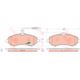 klocki hamulcowe JUMPY III/ EXPERT 3 - system LUCAS bez ABS (producent niemiecki TRW)
