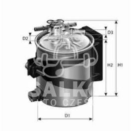 filtr paliwa Renault 1,5dCi 2005- metalowy (BH)