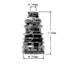 osłona przegubu Renault 76x35/tpl k. KIT - producent niemiecki GKN