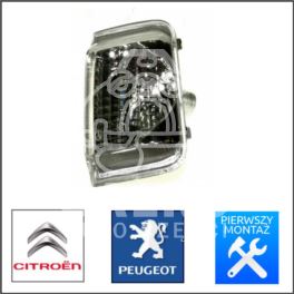 kierunkowskaz - migacz boczny Citroen Jumper III/ Peugeot BOXER 3 prawy w lusterku biały (oryginał Peugeot)