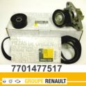 zestaw napinacza z paskiem rowkowanym Renault 1,4/1,6-16v ALT/AC (3 elementy) - oryginał Renault