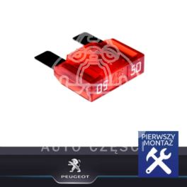 bezpiecznik płaski MAXI 50A 1szt (czerwony) (oryginał Peugeot)