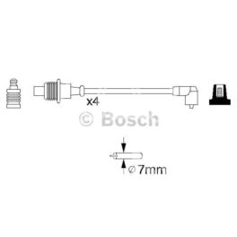 przewody zapłonowe Citroen 1,6i-2,0i M4 4-prz. - niemiecki producent Bosch