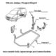 uchwyt podnoszenia kosza koła zapasowego Citroen / Peugeot (oryginał Peugeot)