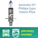 żarówka H1 55W 12V VISION PLUS (1szt) blister - oryginał holenderski Philips
