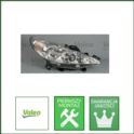 reflektor Peugeot 207 prawy H7+H7+H1 VALEO