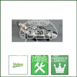 reflektor Peugeot 207 prawy H7+H7+H1 VALEO