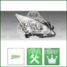 reflektor Peugeot 3008 prawy H7+H7 VALEO