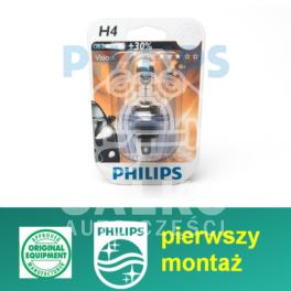 żarówka H4 60/55W 12V PREMIUM BLISTER - oryginał holenderski Philips