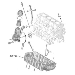 misa oleju Citroen, Peugeot 2,0HDi-16v aluminiowa (oryginał Peugeot)