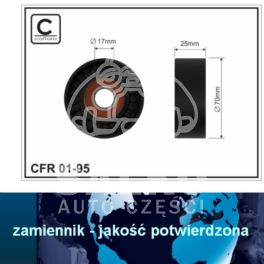 rolka paska rowkowanego Citroen, Peugeot 2,0-TURBO AC - zamiennik polski CAFFARO