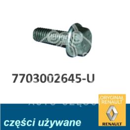 śruba M6x1,00-18 do obudowy wału Renault 1,5dCi K9K - używany oryginał