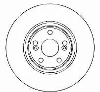 tarcza hamulcowa Renault 308x28x61x47 przód (15,5) 17" - zamiennik włoski SAMKO