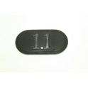 napis RENAULT CLIO na błotnik "1,1" (używane)