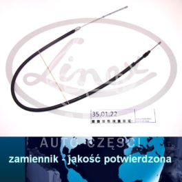 linka hamulcowa Renault CLIO I do -2.1998 L/P hamulce bębnowe - zamiennik polski Linex