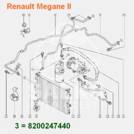 Przewód Klimatyzacji Renault Megane Ii - Oryginał Renault