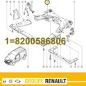rama zawieszenia silnika Renault KANGOO III 2008- - oryginał Renault