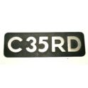 napis Citroen C35 na tylne drzwi "C35RD" (używane)
