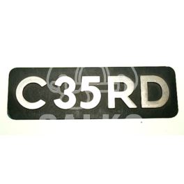 napis Citroen C35 na tylne drzwi "C35RD" (używane)