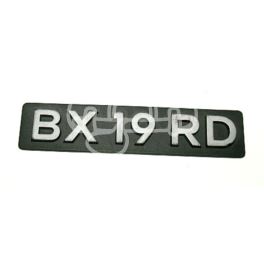 napis Citroen BX na klapę tył "BX 19 RD" (używane)
