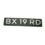 napis Citroen BX na klapę tył "BX 19 RD" (używane)