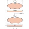 klocki hamulcowe ESPACE III - system LUCAS (producent niemiecki TRW)