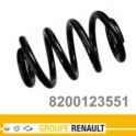 sprężyna zawieszenia MASTER II przód (wzmocnione) - oryginał Renault nr 8200123551