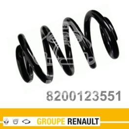 sprężyna zawieszenia MASTER II przód (wzmocnione) - oryginał Renault nr 8200123551