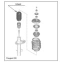 osłona amortyzatora P207/208 przód L/P (oryginał Peugeot)