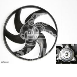 wentylator chłodnicy BERLINGO/P406 325mm ECIA +AC (250W) - nowy zamiennik