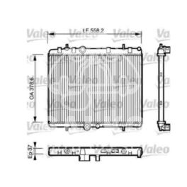 chłodnica Citroen C5/P407 automat. +/-AC - francuski oryginał Valeo