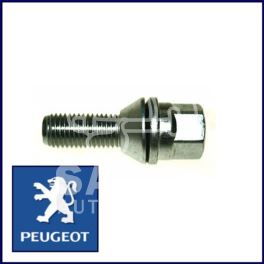 śruba koła - felga aluminiowa Citroen, Peugeot M12x1,25-49 (stożek) 17 Peug. (oryginał Peugeot)