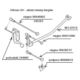 cięgno biegów Citroen, Peugeot 182/2x9 MA reg/tłumik AX - zamiennik hiszpański Metalcaucho