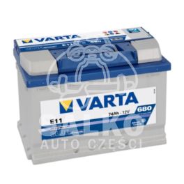 akumulator 74Ah 680A 190mm S4 BLUE - brand USA Varta