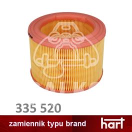 filtr powietrza Citroen, Peugeot 1,6 - 1,9D -1987 XU/XUD - nowy w zamienniku brand Hart