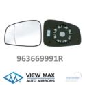 wkład lusterka Renault LAGUNA III od 2007- lewy - szkło asferyczne/ ogrzewane/ niebieskie - zamiennik View Max