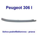 listwa podreflektorowa Peugeot 306 -03.1997 prawa - nowy zamiennik Retov