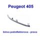 listwa podreflektorowa Peugeot 405 prawa - nowa w zamienniku Retov