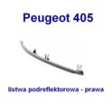 listwa podreflektorowa Peugeot 405 prawa - nowa w zamienniku Retov