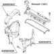osłona rozrządu Renault 1,5dCi zewn.środkowa - oryginał Renault