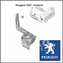 klakson CITROEN/PEUGEOT (gn.2piny) OEM (oryginał Peugeot)