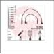 przewody zapłonowe Renault 1,2/1,4 E...SAE (5szt) - zamiennik japoński NGK