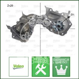 pompa wody Renault 1,4i E7J-757 1996- - francuski oryginał Valeo