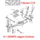 cięgno biegów Citroen 15 130/2x10 BE3 regulowane - zamiennik hiszpański 3RG