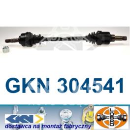 półoś Citroen C2/ C3 1,4HDi MA lewa 09801- (regeneracja GKN)