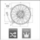 wentylator chłodnicy C5 W+T+S 390mm/500W - zamiennik