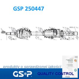 półoś MEGANE II 2,0-16v prawa (ND0) +ABS - nowy zamiennik GSP