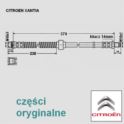 przewód hamulcowy elastyczny Citroen XANTIA II przód - oryginał Citroen