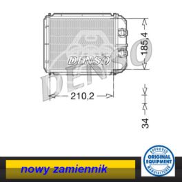 nagrzewnica - wkład Renault ESPACE IV - nowy zamiennik Denso